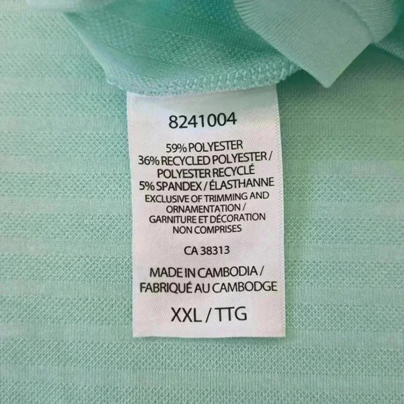 ❤️ New! Tuff Athletics Active Top XXL Soft Green Seamless Stretch T-shirt - Picture 9 of 12